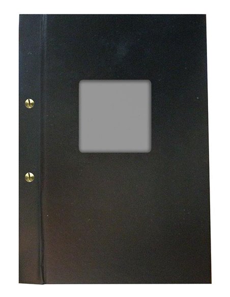 Next καπάκι μαύρο κάθετο με παράθυρο 22.5x31.5εκ.