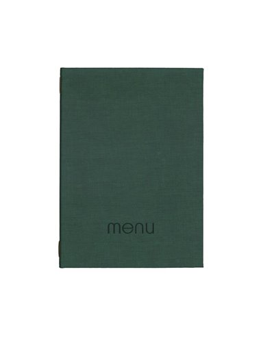 Next μενού εστιατορίου PU nomads πράσινο με κρυφό λάστιχο 23x32εκ. Δυνατότητα εκτύπωσης