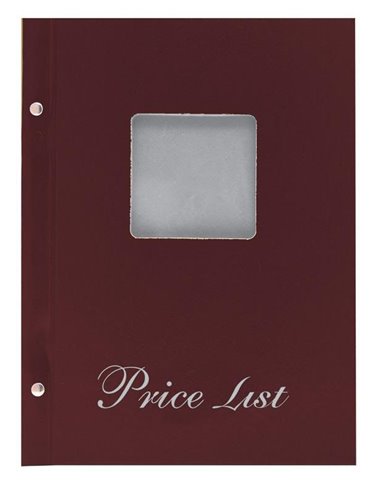 Next price list με παράθυρο basic 14x21εκ. μπορντώ