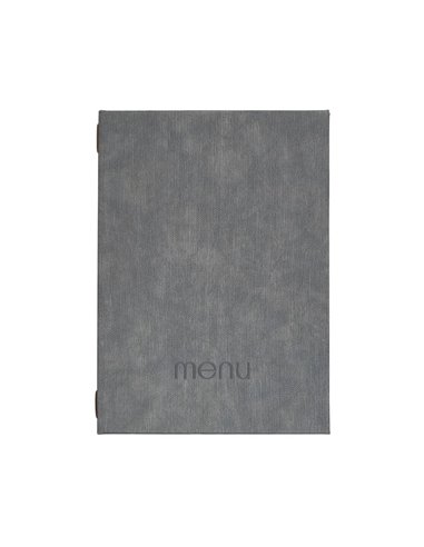 Next μενού εστιατορίου PU bali γκρι με κρυφό λάστιχο 23x32εκ. Δυνατότητα εκτύπωσης