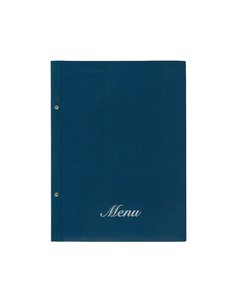 Next μενού εστιατορίου fabric μπλε με 10 ζελατίνες και βίδες 24x32εκ. Δυνατότητα εκτύπωσης