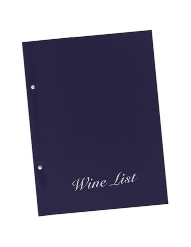 Next wine list basic 23,5x32εκ. μπλε. Δυνατότητα εκτύπωσης
