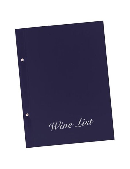 Next wine list basic 23,5x32εκ. μπλε. Δυνατότητα εκτύπωσης