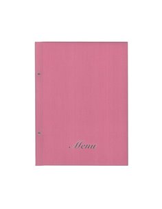 Next μενού εστιατορίου fabric ροζ  με 10 ζελατίνες και βίδες 24x32εκ. Δυνατότητα εκτύπωσης
