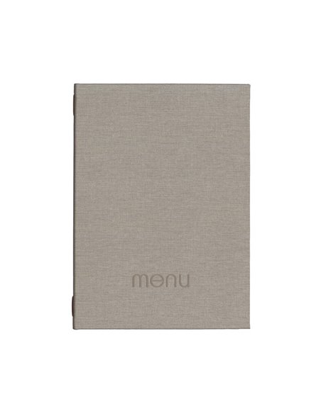 Next μενού εστιατορίου PU nomads γκρι ανοιχτό με κρυφό λάστιχο 23x32εκ. Δυνατότητα εκτύπωσης