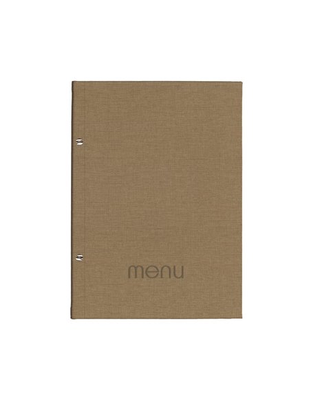 Next μενού εστιατορίου PU nomads καφέ με 10 ζελατίνες και βίδες 24x32εκ. Δυνατότητα εκτύπωσης