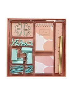 Σετ γραφικής ύλης pink army 40τεμ. σε κουτί δώρου