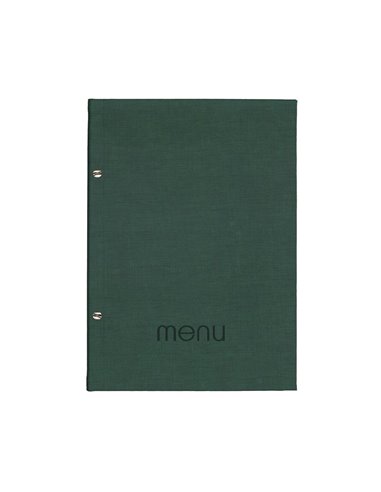 Next μενού εστιατορίου PU nomads πράσινο  με 10 ζελατίνες και βίδες 24x32εκ. Δυνατότητα εκτύπωσης