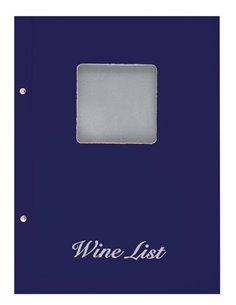 Next wine list με παράθυρο basic μπλε 23,5x32εκ.