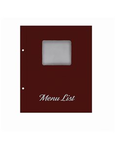 Next μενού με παράθυρο basic μπορντώ 23,5x32εκ.