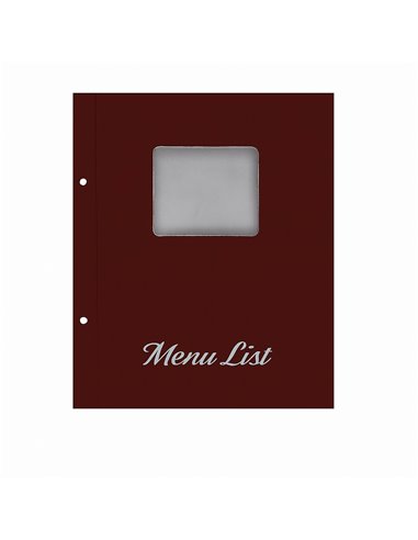 Next μενού με παράθυρο basic μπορντώ 23,5x32εκ.