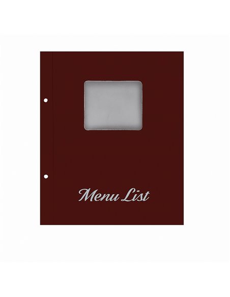 Next μενού με παράθυρο basic μπορντώ 23,5x32εκ.