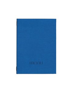 Next μενού εστιατορίου PU nomads μπλε με κρυφό λάστιχο 23x32εκ. Δυνατότητα εκτύπωσης