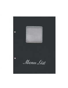 Next μενού με παράθυρο basic μαύρο 23,5x32εκ.