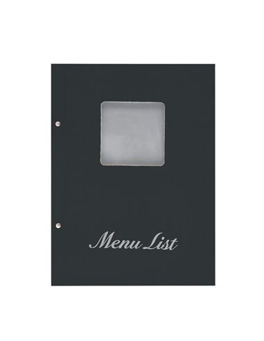 Next μενού με παράθυρο basic μαύρο 23,5x32εκ.