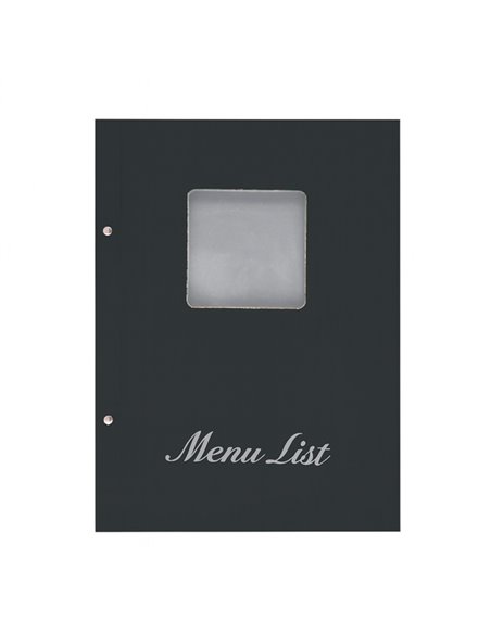 Next μενού με παράθυρο basic μαύρο 23,5x32εκ.