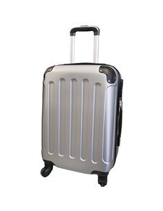 Βαλίτσα απο abs ασημί 54x35x23εκ.