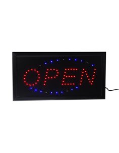 Οθόνη led "Open" αλουμινίου 48,5x25εκ.