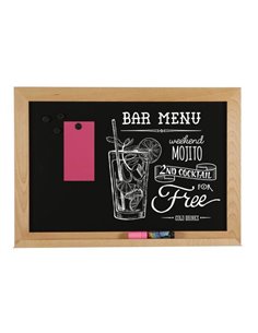 Μαυροπίνακας γραφής μαγνητικός Υ40x60εκ.