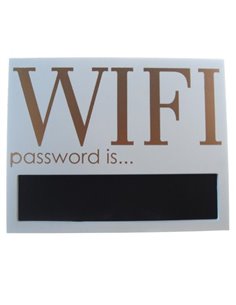 Επιγραφή ξύλινη "Wi-fi" 29x23x4εκ.