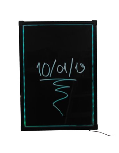 Πίνακας led επιτοίχιος-κρεμαστός 50x70εκ. με κορνίζα αλουμινίου