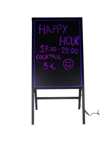 Πίνακας led επιδαπέδιος με κορνίζα αλουμινίου Υ100x50εκ