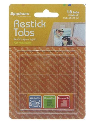 Restick tabs 2όψεων 25x25 χιλ.