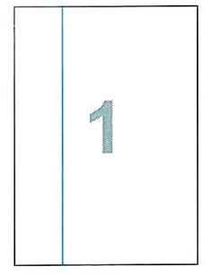 Fleks ετικέτ. αυτοκόλ. λευκές 210x297mm 1/φ 100φ Α4