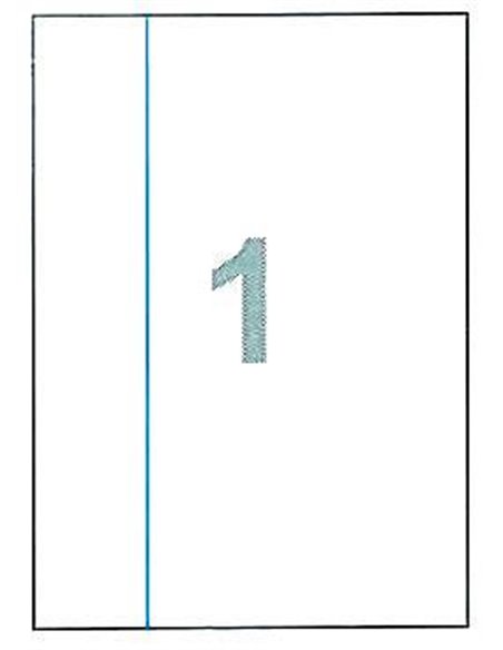 Fleks ετικέτ. αυτοκόλ. λευκές 210x297mm 1/φ 100φ Α4