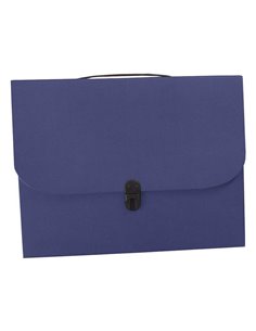 Next τσάντα συνεδρίων με κούμπωμα classic μπλε Υ36x28x4εκ.