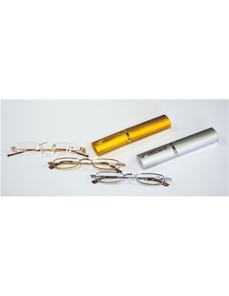 Γυαλιά πρεσβυωπίας σε θήκη αλουμινίου