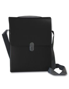 Next τσάντα συνεδρίων με ιμάντα PP μαύρη Υ32x24x5εκ.