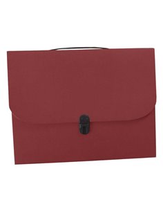 Next τσάντα συνεδρίων με κούμπωμα classic μπορντώ Υ36x28x4εκ.