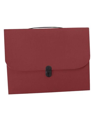 Next τσάντα συνεδρίων με κούμπωμα classic μπορντώ Υ36x28x4εκ.