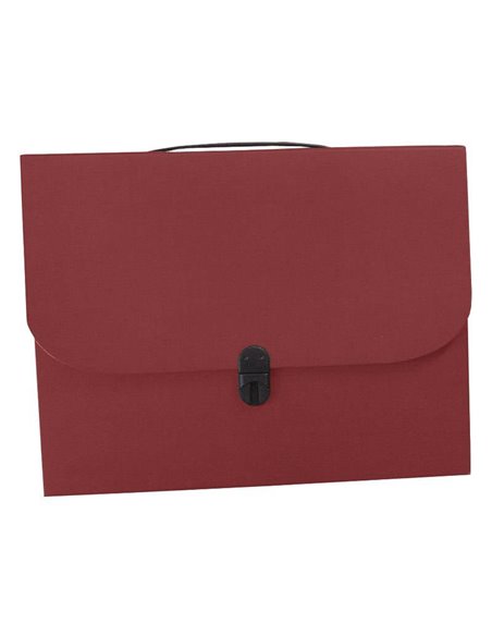 Next τσάντα συνεδρίων με κούμπωμα classic μπορντώ Υ36x28x4εκ.
