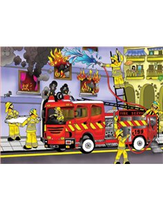 Next παζλ "Η πυροσβεστική" 35x50εκ. 48 τεμαχίων