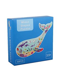 Παζλ "Φάλαινα" με κοπτικο, 49x36εκ., 50 τεμαχίων