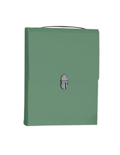 Next τσάντα συνεδρίων όρθια classic πράσινη Υ32x24x5εκ.