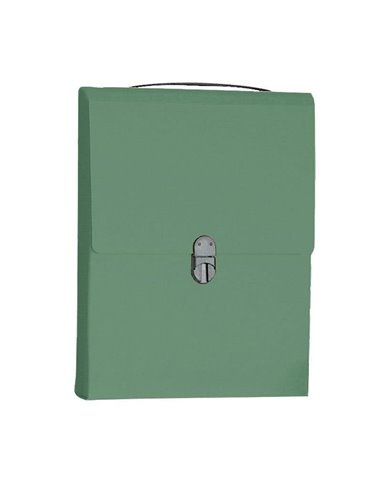 Next τσάντα συνεδρίων όρθια classic πράσινη Υ32x24x5εκ.