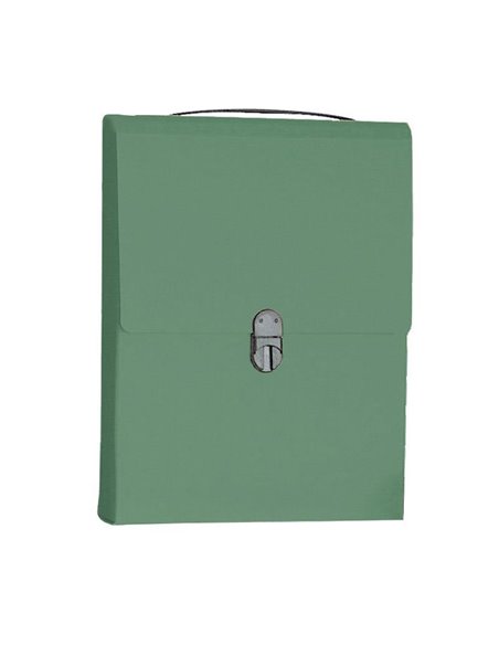 Next τσάντα συνεδρίων όρθια classic πράσινη Υ32x24x5εκ.