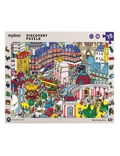 Mideer παζλ Discovery - Αξιοθέατα 70 τεμαχίων