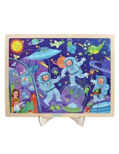Mideer παζλ ξύλινο "Space Adventure" 100 τεμαχίων