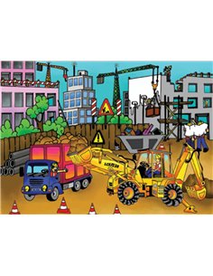 Next παζλ "Το εργοτάξιο" 35x50εκ. 48 τεμαχίων