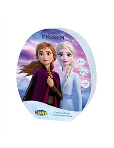 Luna παζλ χρωματισμού Frozen 2, 2 όψεων, 42 τεμ., 42x42εκ.