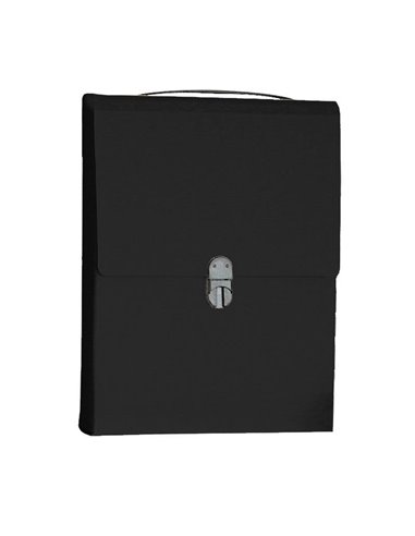 Next τσάντα συνεδρίων όρθια classic μαύρη Υ32x24x5εκ.