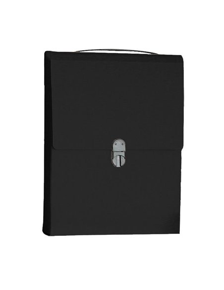 Next τσάντα συνεδρίων όρθια classic μαύρη Υ32x24x5εκ.