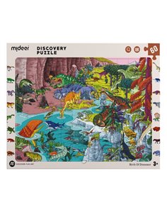 Mideer παζλ Discovery - Δεινόσαυροι 60 τεμαχίων