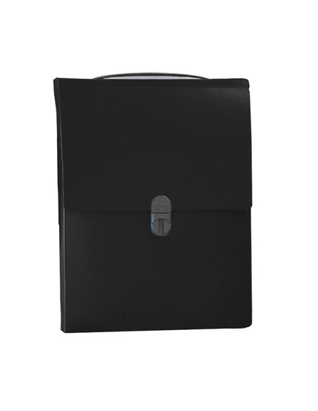 Next τσάντα συνεδρίων όρθια PP μαύρη Υ32x24x5εκ.