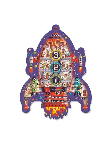 Mideer παζλ με κοπτικό "Διαστημικός Πύραυλος" 230 τεμαχίων