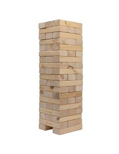 Goki επιτραπέζιο Jenga ξύλινο 51 τεμαχίων Υ25,5x7,5x7,5εκ.